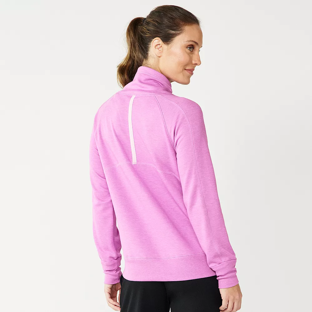 Women's Tek Gear® Funnel Neck Stretch Fleece Pullover 2 Women's Tek Gear® Funnel Neck Stretch Fleece Pullover - Image 2