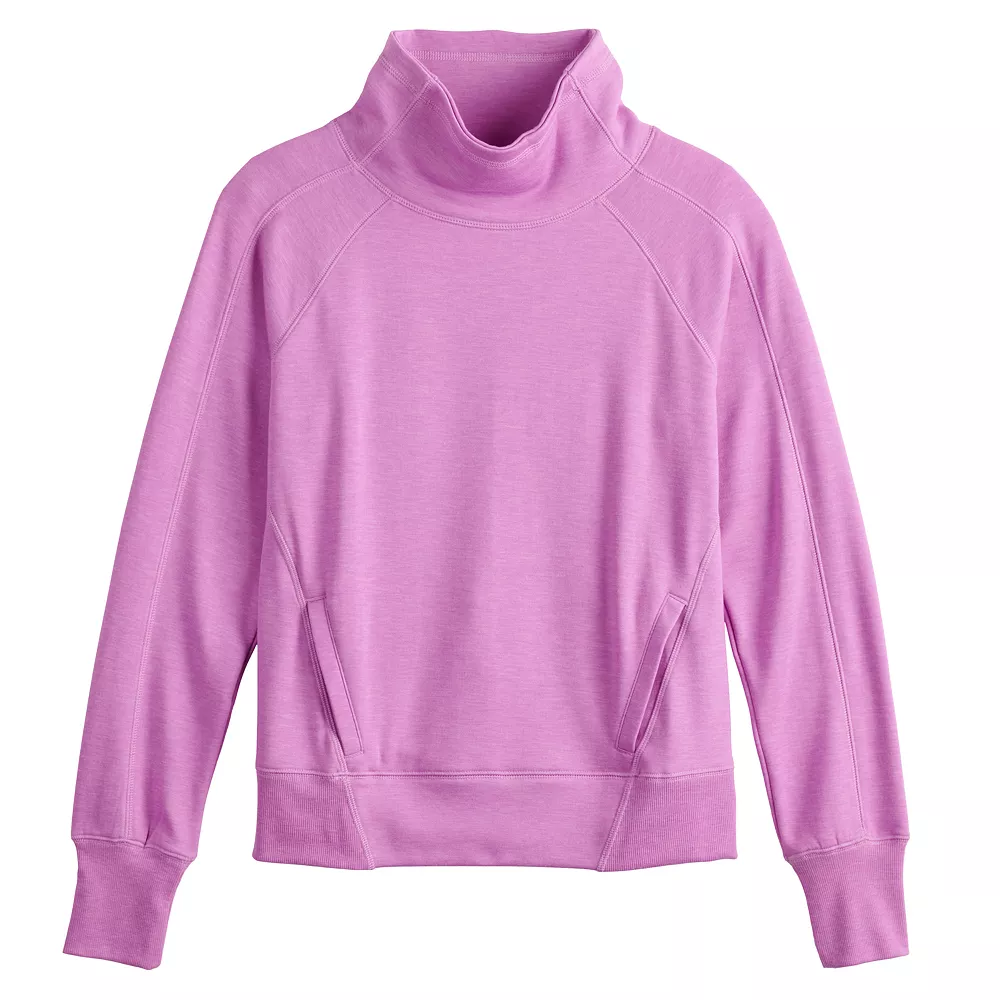 Women's Tek Gear® Funnel Neck Stretch Fleece Pullover 3 Women's Tek Gear® Funnel Neck Stretch Fleece Pullover - Image 3