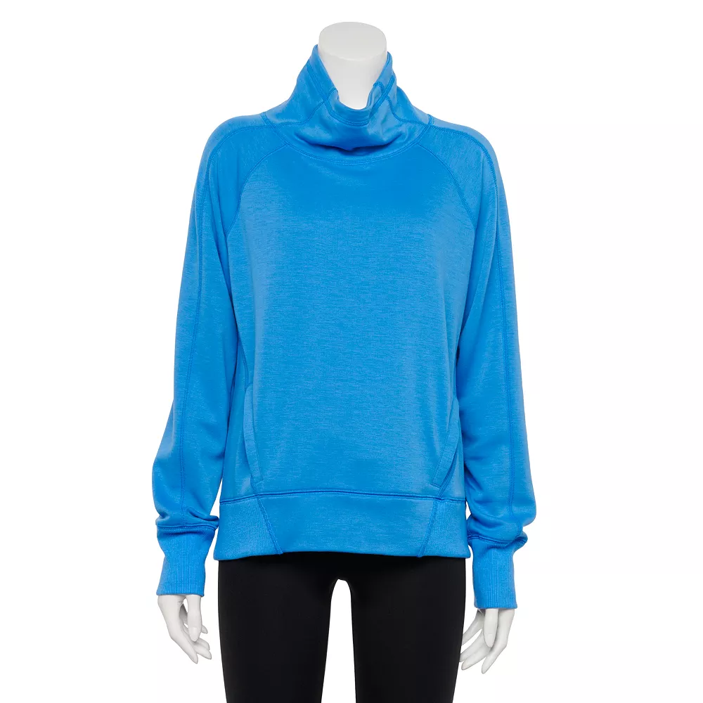 Women's Tek Gear® Funnel Neck Stretch Fleece Pullover 1 Women's Tek Gear® Funnel Neck Stretch Fleece Pullover