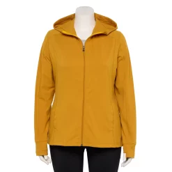 Plus Size Tek Gear® Essential Hooded Jacket -The Tek Style Shop 5227131 Brassy Gold