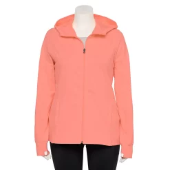 Plus Size Tek Gear® Essential Hooded Jacket -The Tek Style Shop 5227131 Island Melon