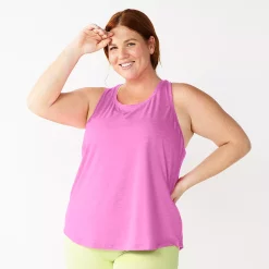 The Tek Style Shop 52 Plus Size Tek GearĀ® Racerback Tank