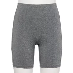 Plus Size Tek Gear® Core 7-in. High-Waisted Bike Shorts -The Tek Style Shop 5227482 Charcoal
