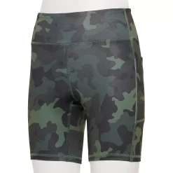 Plus Size Tek Gear® Core 7-in. High-Waisted Bike Shorts -The Tek Style Shop 5227482 Olive Camo