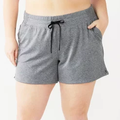 Plus Size Tek Gear® Weekend French Terry Shorts 9 Plus Size Tek Gear® Weekend French Terry Shorts -The Tek Style Shop 5230775 Charcoal