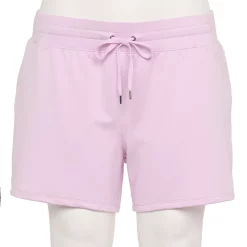 Plus Size Tek Gear® Weekend French Terry Shorts 10 Plus Size Tek Gear® Weekend French Terry Shorts -The Tek Style Shop 5230775 Daydream Purple