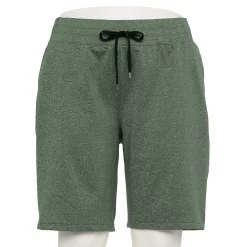 Plus Size Tek Gear® Weekend French Terry Bermuda Shorts -The Tek Style Shop 5231498 Esta Olive