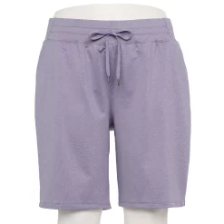 Plus Size Tek Gear® Weekend French Terry Bermuda Shorts -The Tek Style Shop 5231498 Grape Yard
