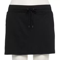 Plus Size Tek Gear® Weekend French Terry Skort 12 Plus Size Tek Gear® Weekend French Terry Skort -The Tek Style Shop 5231776 Black
