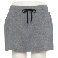 Plus Size Tek Gear® Weekend French Terry Skort 9 Plus Size Tek Gear® Weekend French Terry Skort -The Tek Style Shop 5231776 Charcoal