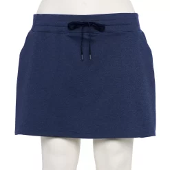 Plus Size Tek Gear® Weekend French Terry Skort 10 Plus Size Tek Gear® Weekend French Terry Skort -The Tek Style Shop 5231776 Navy Romance
