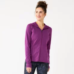 Women's Tek Gear® Essential Hooded Jacket -The Tek Style Shop 5232469 Ravishing Orchid