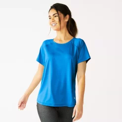 Women's Tek Gear® Core Crewneck Tee -The Tek Style Shop 5232488 Beyond Blue