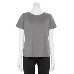 Women's Tek Gear® Core Crewneck Tee -The Tek Style Shop 5232488 Mineral Black Sd