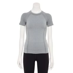 Women's Tek Gear® Seamless Short Sleeve Tee 12 Women's Tek Gear® Seamless Short Sleeve Tee -The Tek Style Shop 5232491 Smokey Slate