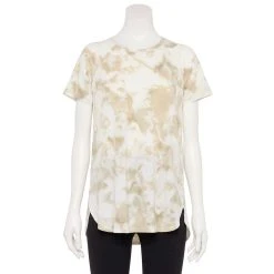 Women's Tek Gear® High Slit Tunic Tee 40 Women's Tek Gear® High Slit Tunic Tee -The Tek Style Shop 5232496 Beige Dye