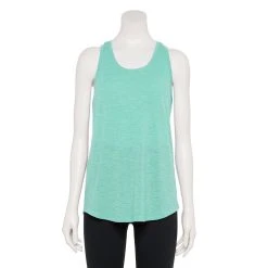Women's Tek Gear® Racerback Tank -The Tek Style Shop 5232771 Aqua Crystal