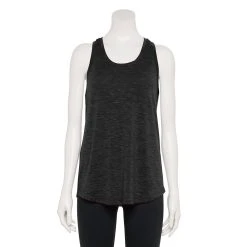 Women's Tek Gear® Racerback Tank -The Tek Style Shop 5232771 Black