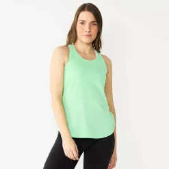 Women's Tek Gear® Racerback Tank -The Tek Style Shop 5232771 Mint Breeze