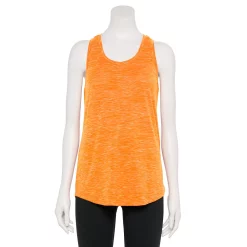 Women's Tek Gear® Racerback Tank -The Tek Style Shop 5232771 Orange Jazz