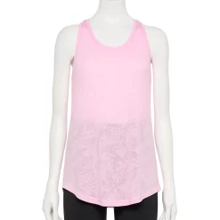 Women's Tek Gear® Racerback Tank -The Tek Style Shop 5232771 Pink Burnout