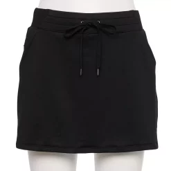Women's Tek Gear® Weekend French Terry Skort 9 Women's Tek Gear® Weekend French Terry Skort -The Tek Style Shop 5234072 Black