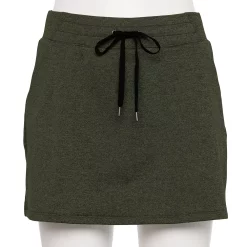 Women's Tek Gear® Weekend French Terry Skort 10 Women's Tek Gear® Weekend French Terry Skort -The Tek Style Shop 5234072 Esta Olive