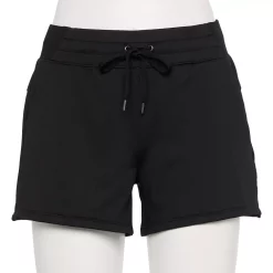 Women's Tek Gear® Weekend French Terry Shorts -The Tek Style Shop 5234595 Black