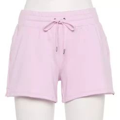 Women's Tek Gear® Weekend French Terry Shorts -The Tek Style Shop 5234595 Daydream Purple