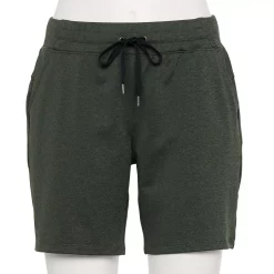Women's Tek Gear® French Terry Weekend Bermuda Shorts -The Tek Style Shop 5234596 Esta Olive