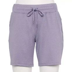 Women's Tek Gear® French Terry Weekend Bermuda Shorts -The Tek Style Shop 5234596 Grape Yard