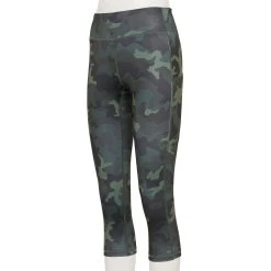 Women's Tek Gear® Core High-Waisted Capri Leggings -The Tek Style Shop 5234821 Olive Camo