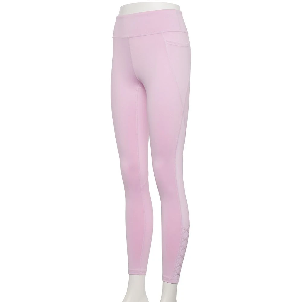 Women's Tek Gear® Criss-Cross High-Waisted Mesh Leggings 2 Women's Tek Gear® Criss-Cross High-Waisted Mesh Leggings - Image 2