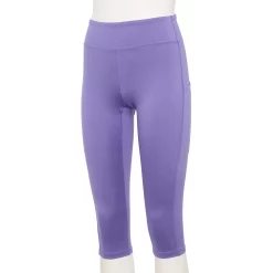 Petite Tek Gear® Core High-Waisted Capri Leggings -The Tek Style Shop 5236295 Piper Purple