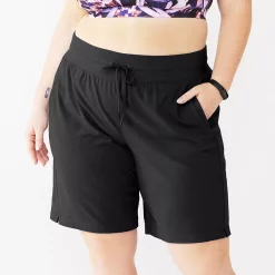 Plus Size Tek Gear® Essential Bermuda Shorts -The Tek Style Shop 5242807 Black