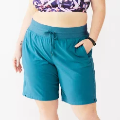Plus Size Tek Gear® Essential Bermuda Shorts -The Tek Style Shop 5242807 Spectacular Teal