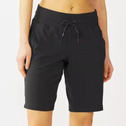 Petite Tek Gear® Essential Bermuda Shorts -The Tek Style Shop 5252477 Black