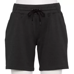 Petite Tek Gear® Weekend French Terry Bermuda Shorts -The Tek Style Shop 5256511 Black