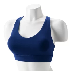 Tek Gear® Core Medium-Impact V-Neck Sports Bra -The Tek Style Shop 5256799 Chandler Navy