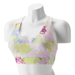 Tek Gear® Core Medium-Impact V-Neck Sports Bra -The Tek Style Shop 5256799 Lilac Swirled