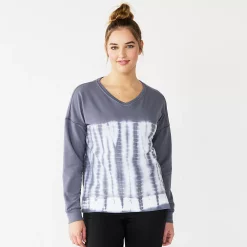 Women's Tek Gear® French Terry Sweatshirt -The Tek Style Shop 5260067 Smokey Slate