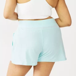 Plus Size Tek Gear® Essential Drawstring Shorts -The Tek Style Shop 5280466 ALT