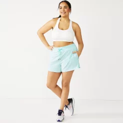 Plus Size Tek Gear® Essential Drawstring Shorts -The Tek Style Shop 5280466 ALT9