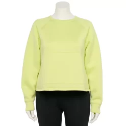 Plus Size Tek Gear® Run Popover Top -The Tek Style Shop 5481926 Green Romantica