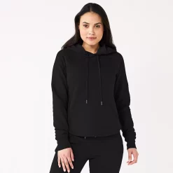Women's Tek Gear® Ultrasoft Fleece Hoodie -The Tek Style Shop 5522495 Black