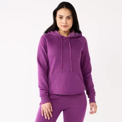 Women's Tek Gear® Ultrasoft Fleece Hoodie -The Tek Style Shop 5522495 Ravishing Orchid