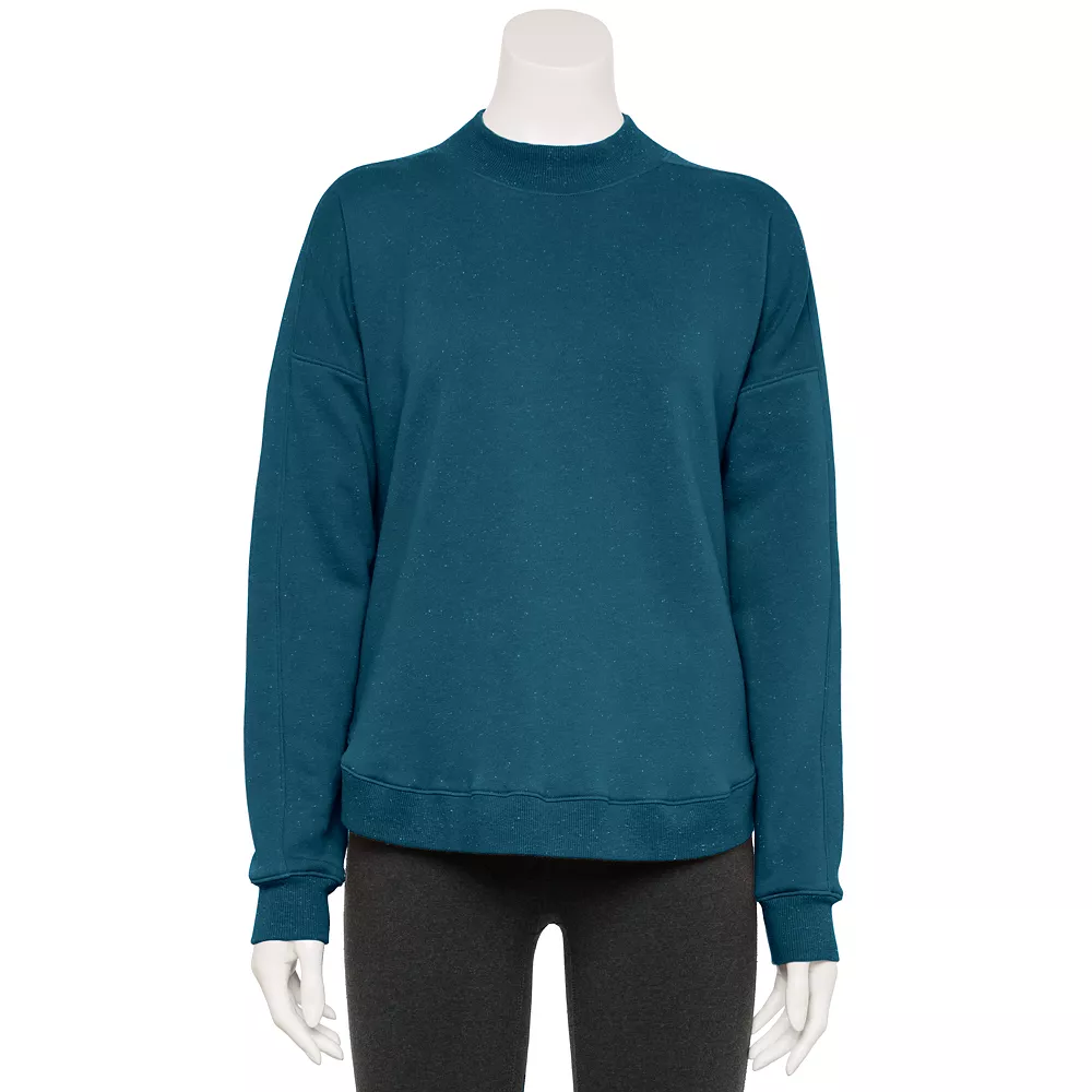 Women's Tek Gear® Ultrasoft Fleece Mockneck Sweatshirt 4 Women's Tek Gear® Ultrasoft Fleece Mockneck Sweatshirt - Image 4
