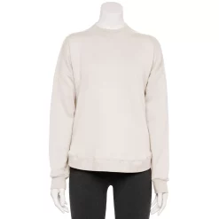 Women's Tek Gear® Ultrasoft Fleece Mockneck Sweatshirt 18 Women's Tek Gear® Ultrasoft Fleece Mockneck Sweatshirt -The Tek Style Shop 5523249 Natural Scallop