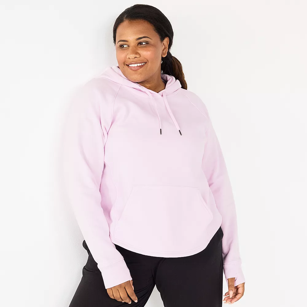 Plus Size Tek Gear® Ultrasoft Fleece Hoodie 5 Plus Size Tek Gear® Ultrasoft Fleece Hoodie - Image 5