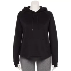 Plus Size Tek Gear® Ultrasoft Fleece Hoodie 20 Plus Size Tek Gear® Ultrasoft Fleece Hoodie -The Tek Style Shop 5527170 Black